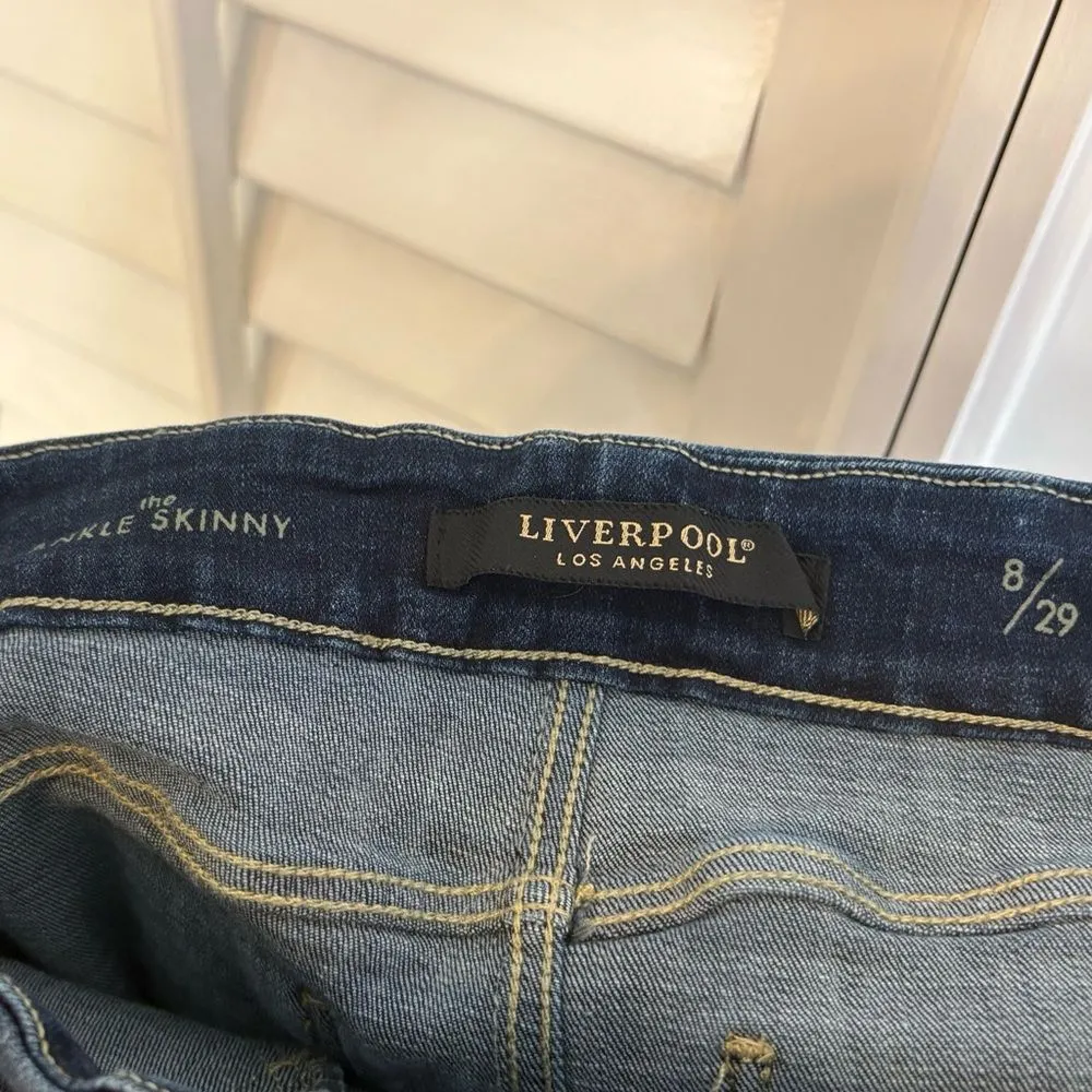 Liverpool The Ankle Skinny Pull‎ On Jeans Size 8/29 - Image 8