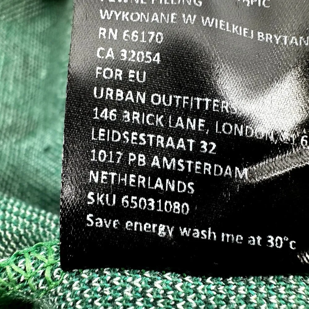 Urban Outfitters Peachy Pelmet Chevron Mini Skirt Stretch Low Rise Green M NWT - Image 5