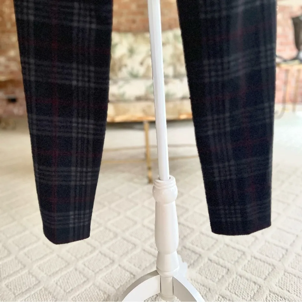 William Rast Black Plaid Ponte Knit Pull On Leggings S (Jrs) - Image 13