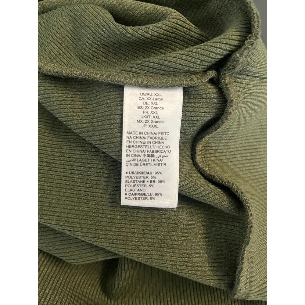 The Drop Women's Green Padded Shoulder Crop Top by @lucywhims Casual XXL Pull On - Image 7