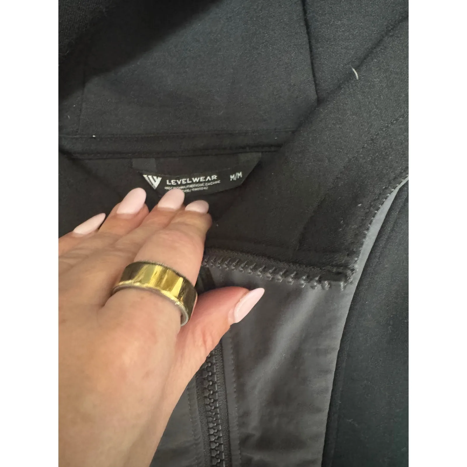 Chicago White Sox Levelwear Pullover Hoodie Sweatshirt Womens Medium Black - Image 4