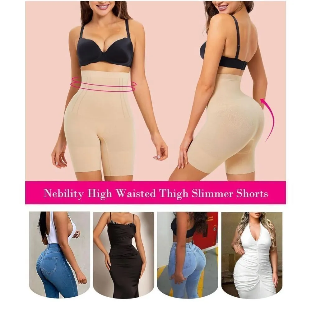 NEW Tummy Control Shapewear Butt Lifting High Waist Thigh Slimmer S - Image 2