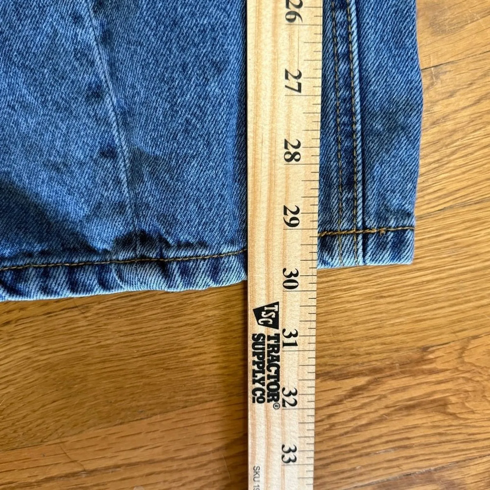 Future Collective with br Kahlana Barfield Brown Blue Denim 14 Size 14P - Image 4