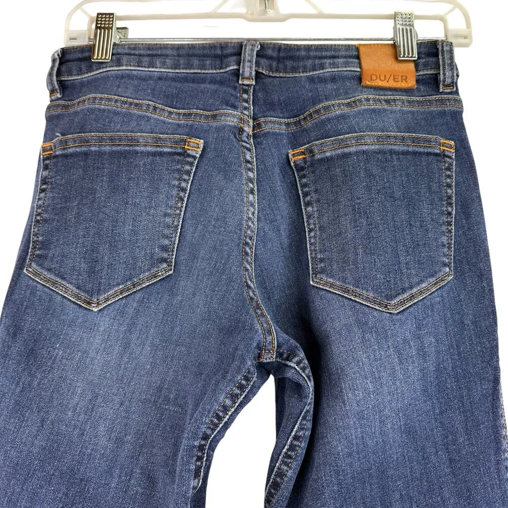 DU/ER Performance Denim Women's Girlfriend Jeans Size 25 Blue - Image 4