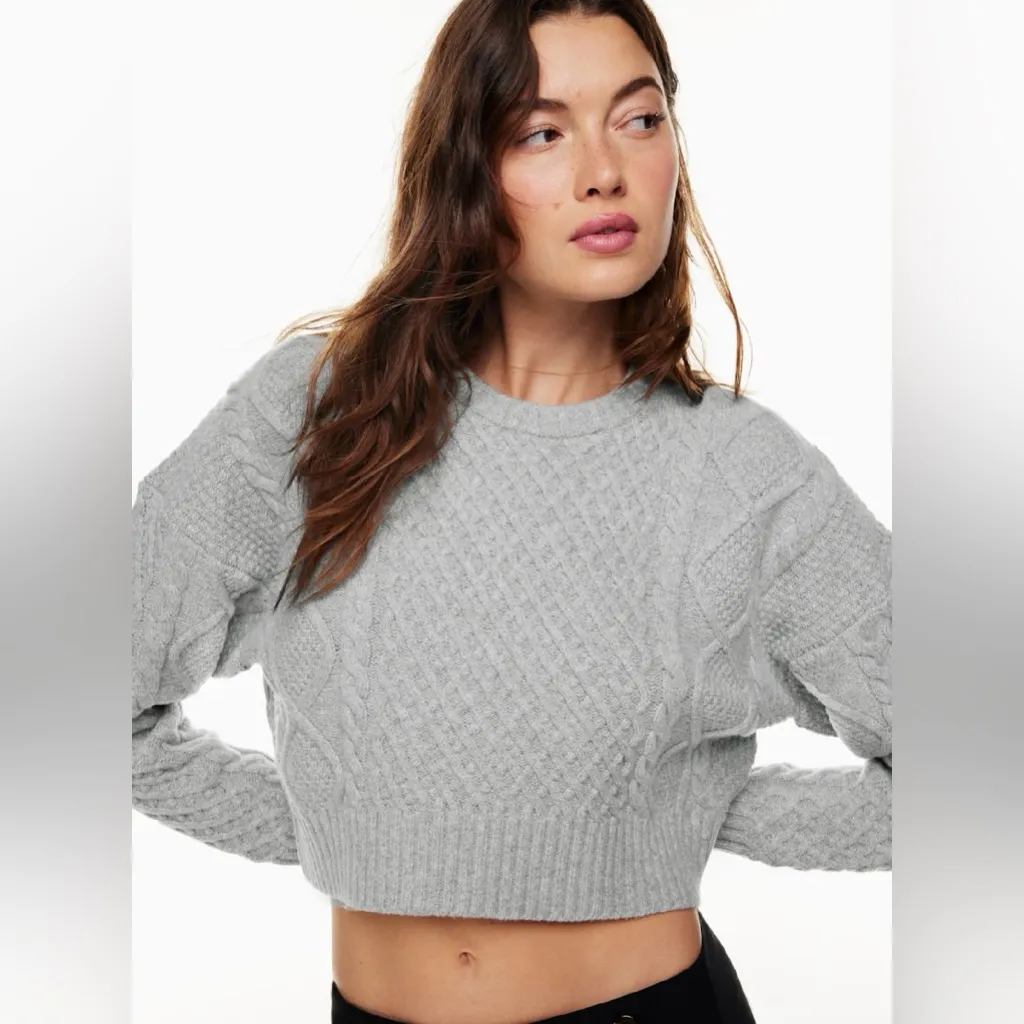 Aritzia Sunday Best Peggy Cropped Sweater - Image 2