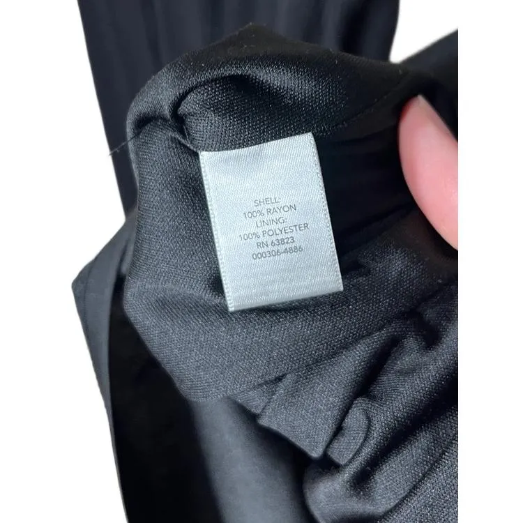 Christopher‎ And Banks Skirt Womens Size M Black Maxi Drawstring Waist A Line - Image 7