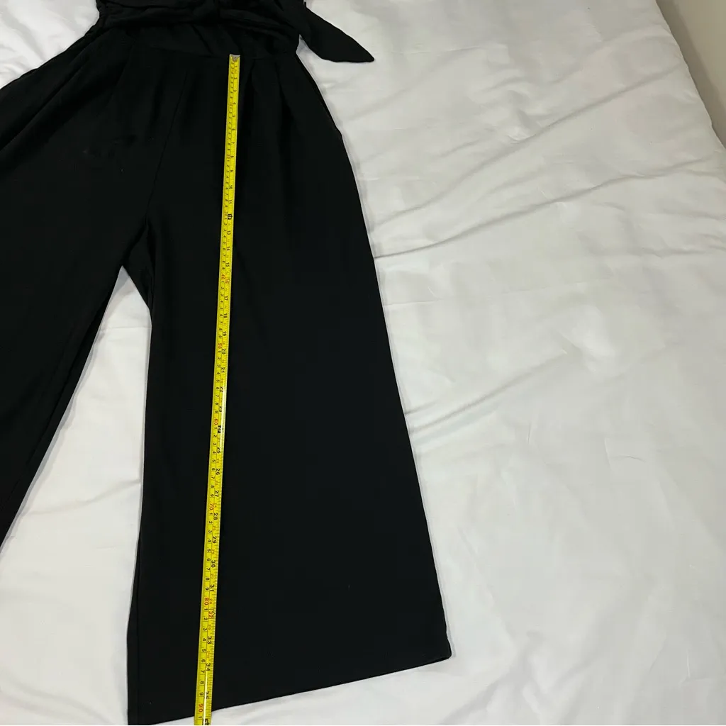 Anthropologie Black Halter Jumpsuit - Image 8