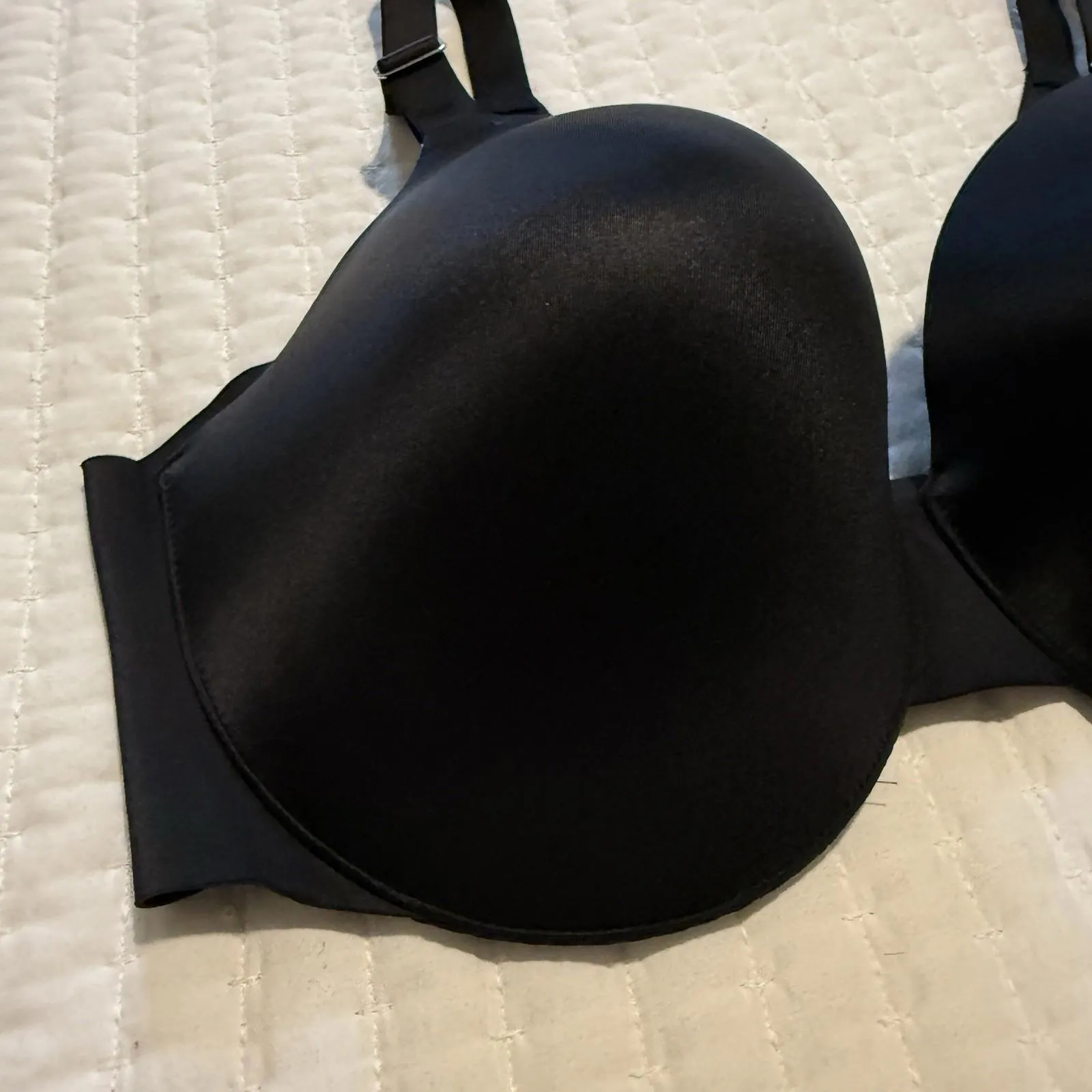 Soma Vanishing Back Full Coverage Lined Bra 40DD Underwire Black Size undefined - Image 2