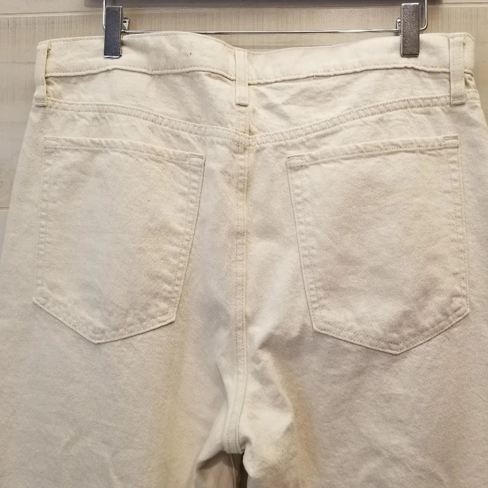 {32} NWT Banana Republic High Rise Straight Raw Hem Ankle - Image 4