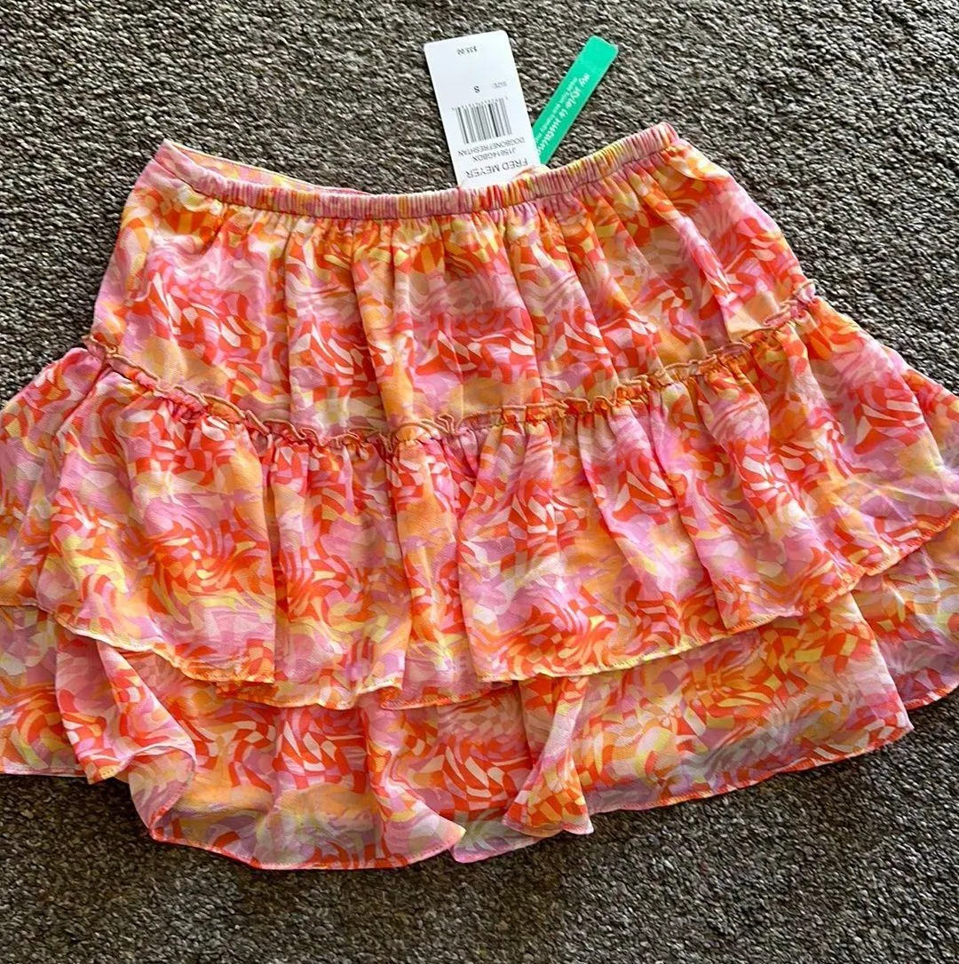 Mini Skirt Orange - Image 2