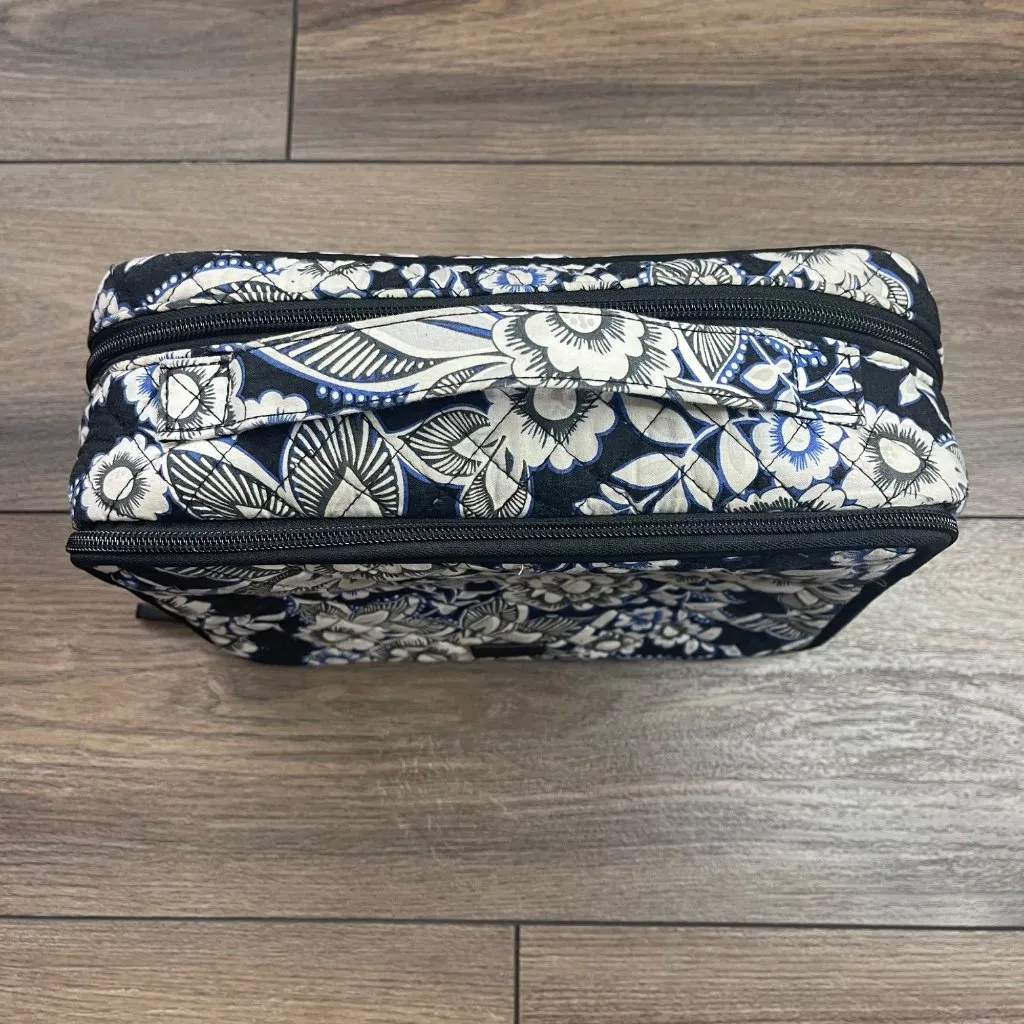 Vera Bradley ‎ Large Blush & Brush Makeup Case Snow Lotus Signature Cotton - Image 9