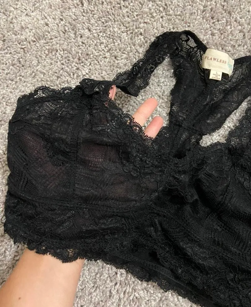 Impeccable Pig Black Bralette - Image 3