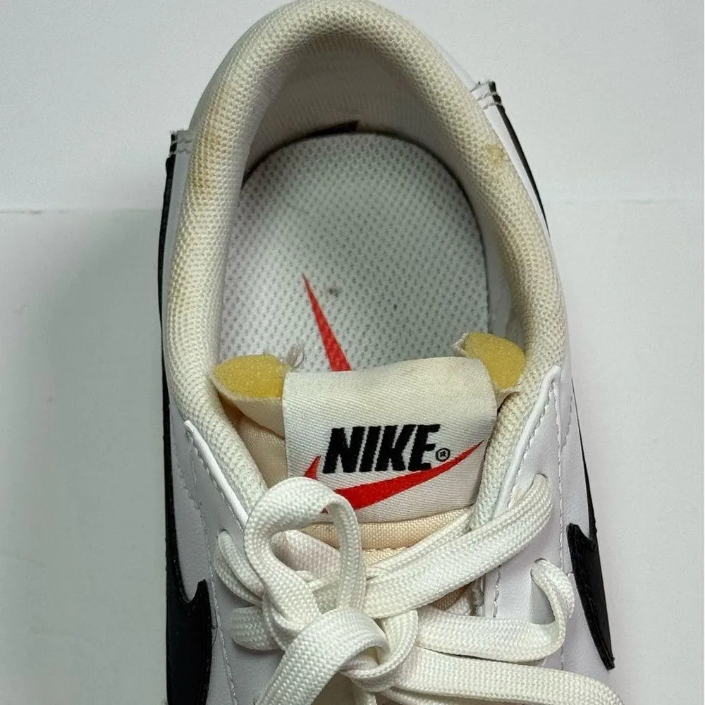 Nike Blazer Classic White and Black Low-Top Sneakers 7.5 - Image 10