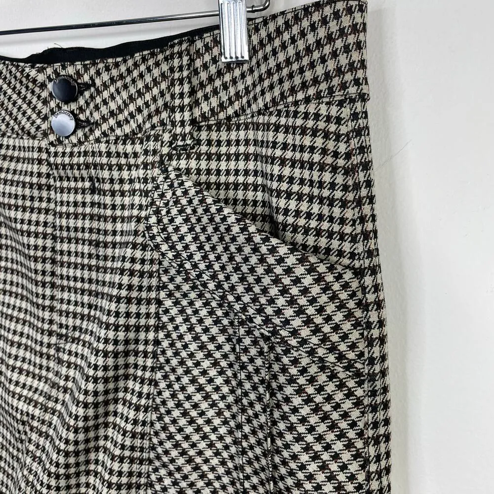 Democracy Ab-Solution Madeleine Houndstooth Ponte Knit Utility Short Skirt 8 new - Image 6