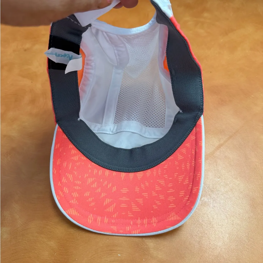 Under Armour White and Coral Sport Cap - Image 3