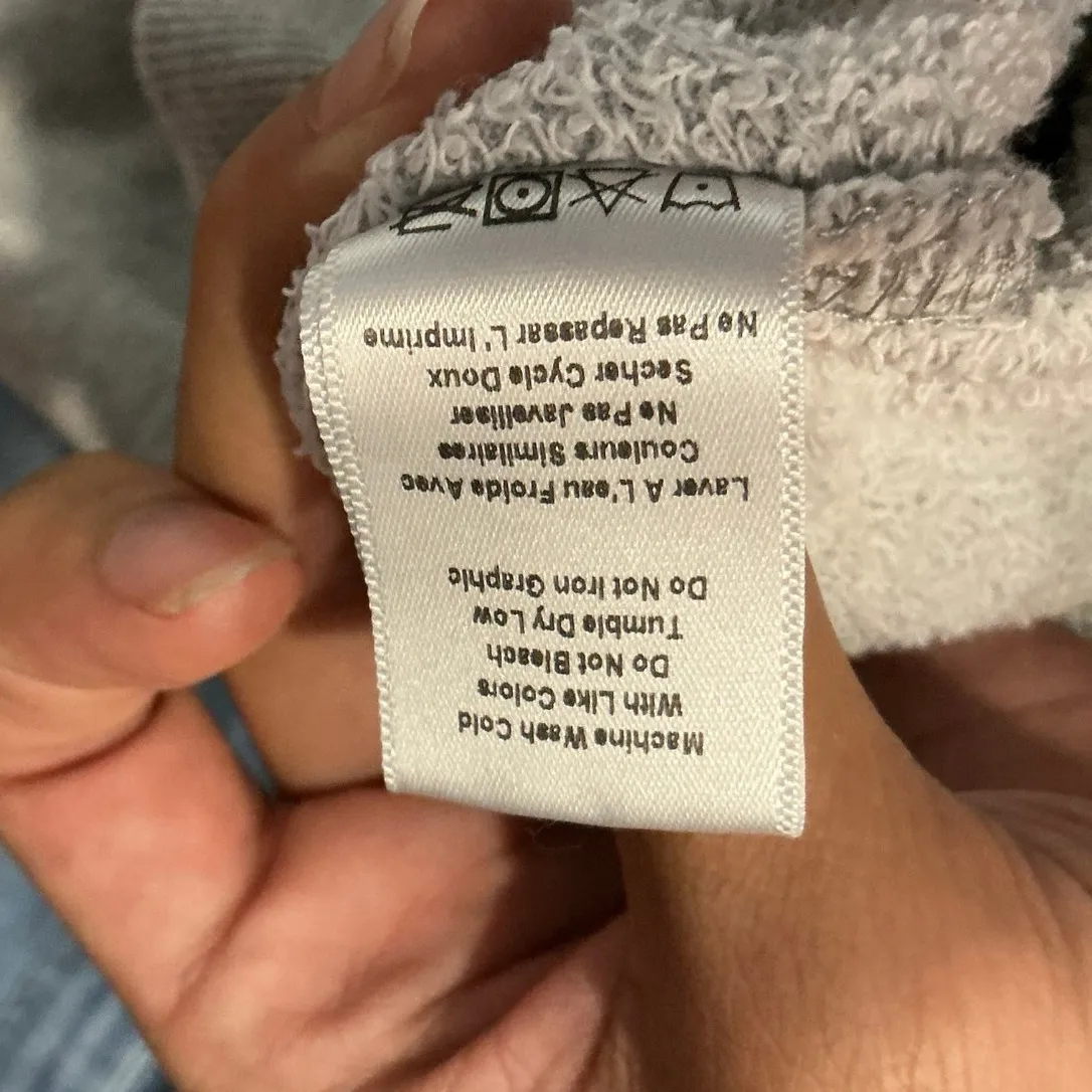 Spiritual Gangster Gray Radiate Love Sweatshirt Sz S - Image 6