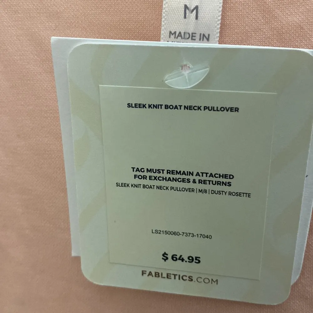 Fabletics  Sleek Knit Boat Neck Pullover - Image 4