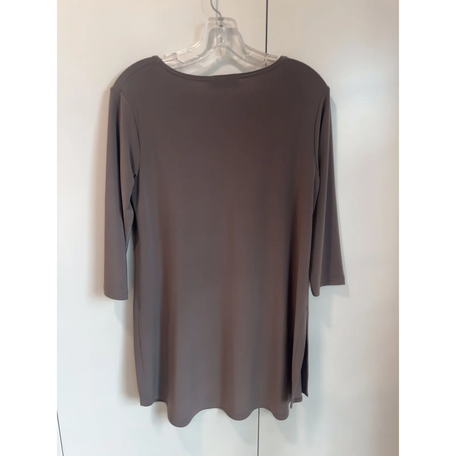 Sympli Top/blouse Jerset KNit Size 6/Small Lagenlook Casual Easy tunic Brown - Image 6