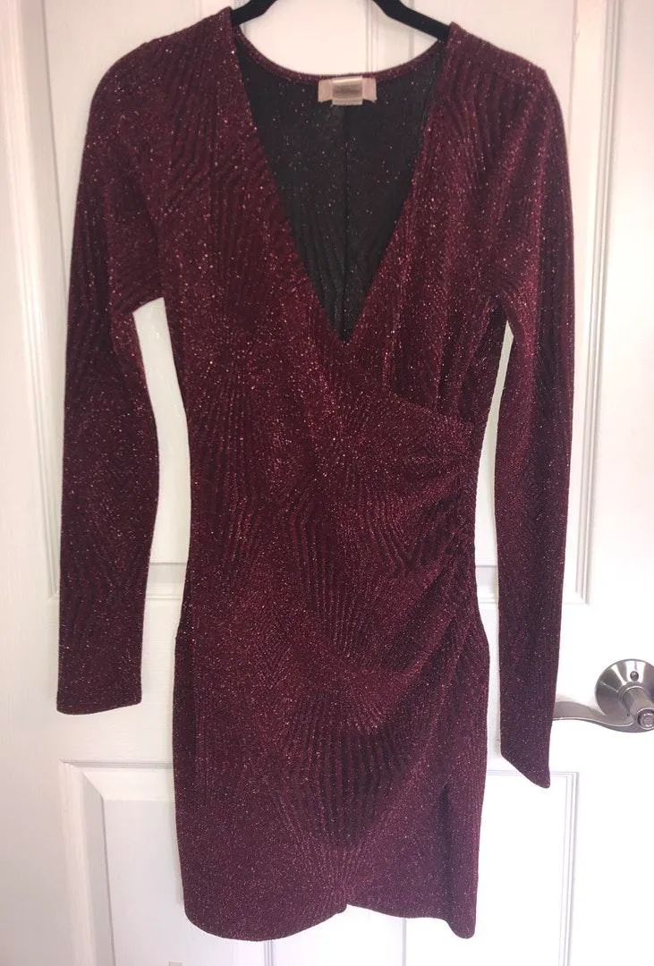 Altar'd State Red Wrap Dress - Image 3