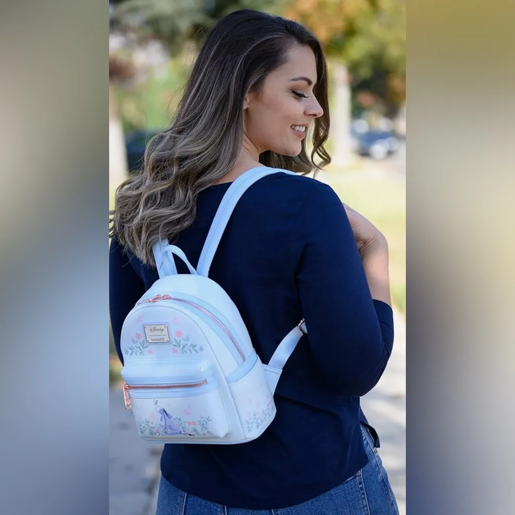 Disney Loungefly Pastel Blue Eeyore Backpack - Image 6