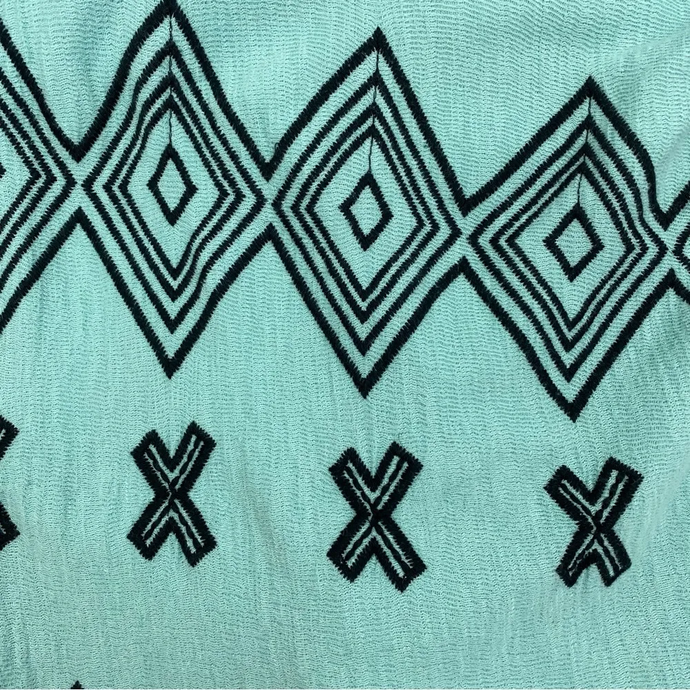 Johnny Was Biya Genoa Embroidered Cocoon Open Front Cardigan Sweater Wrap Jacket - Image 8