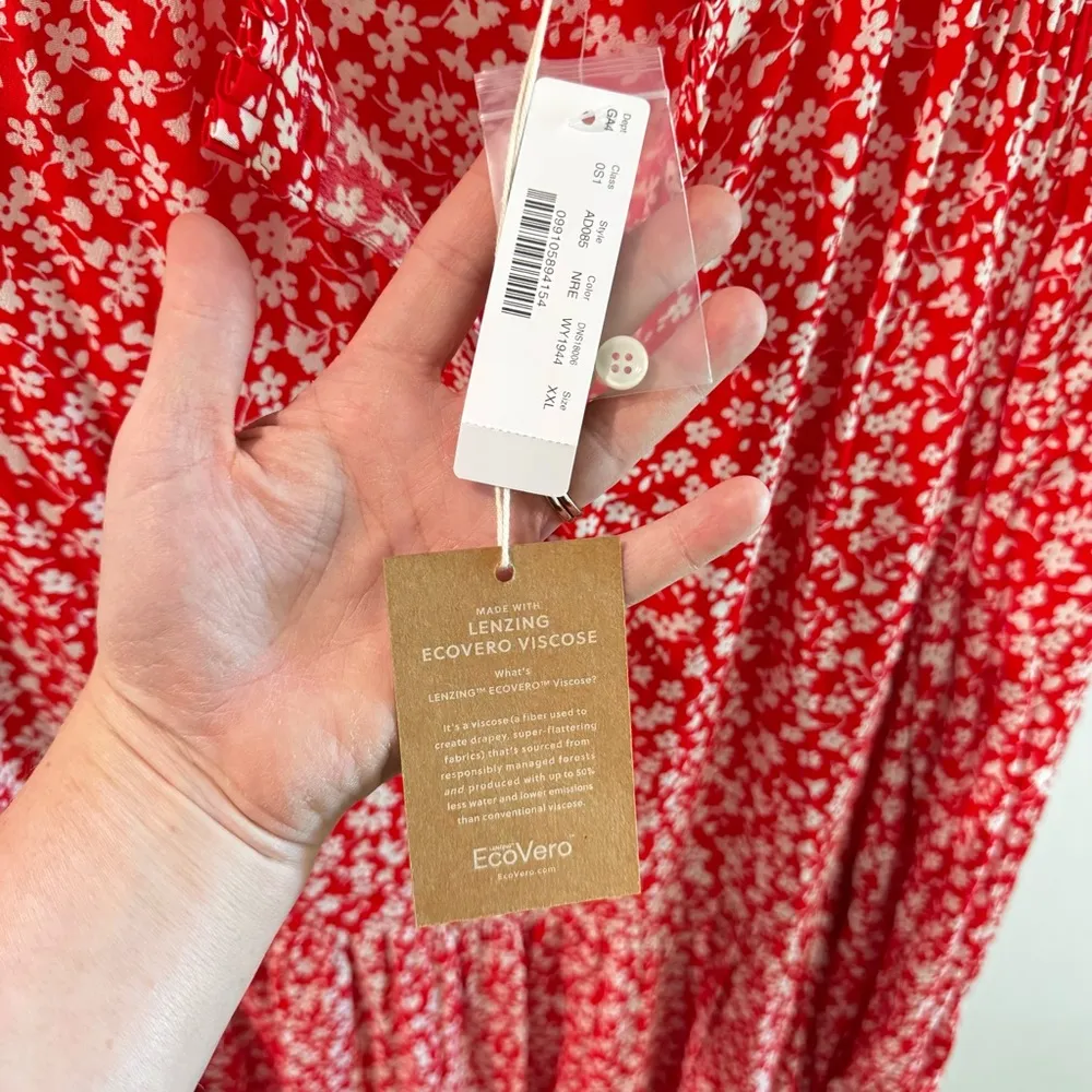 NWT J Crew Shirtdress in Tossed Bouquet Floral Print Midi Length XXL - Image 2