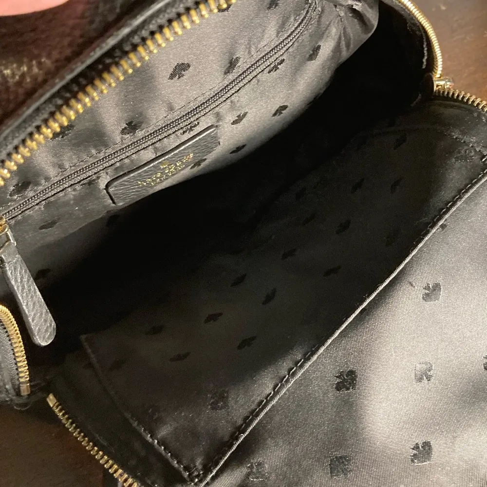 Kate Spade  Black Leather Backpack - Image 5