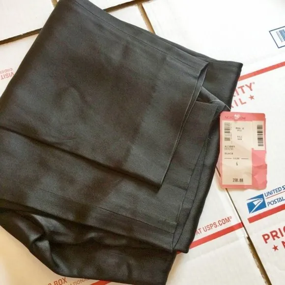 NEW * DKNY women's size 6 silky high waist formal party pants 26x31 NWD defects - Image 2