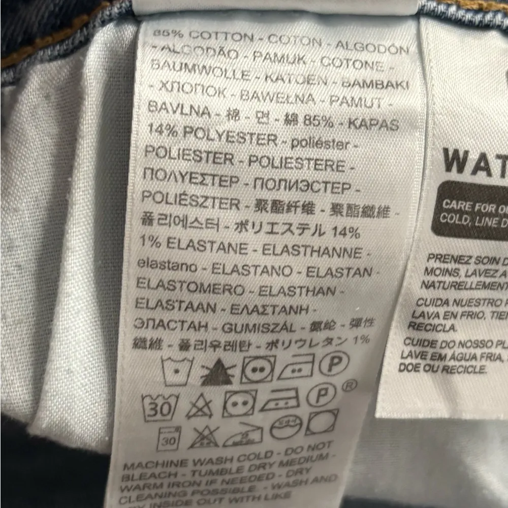 Levi’s Ribcage Straight Jeans Women’s High Rise Light Wash Denim Pants 32x27 - Image 11