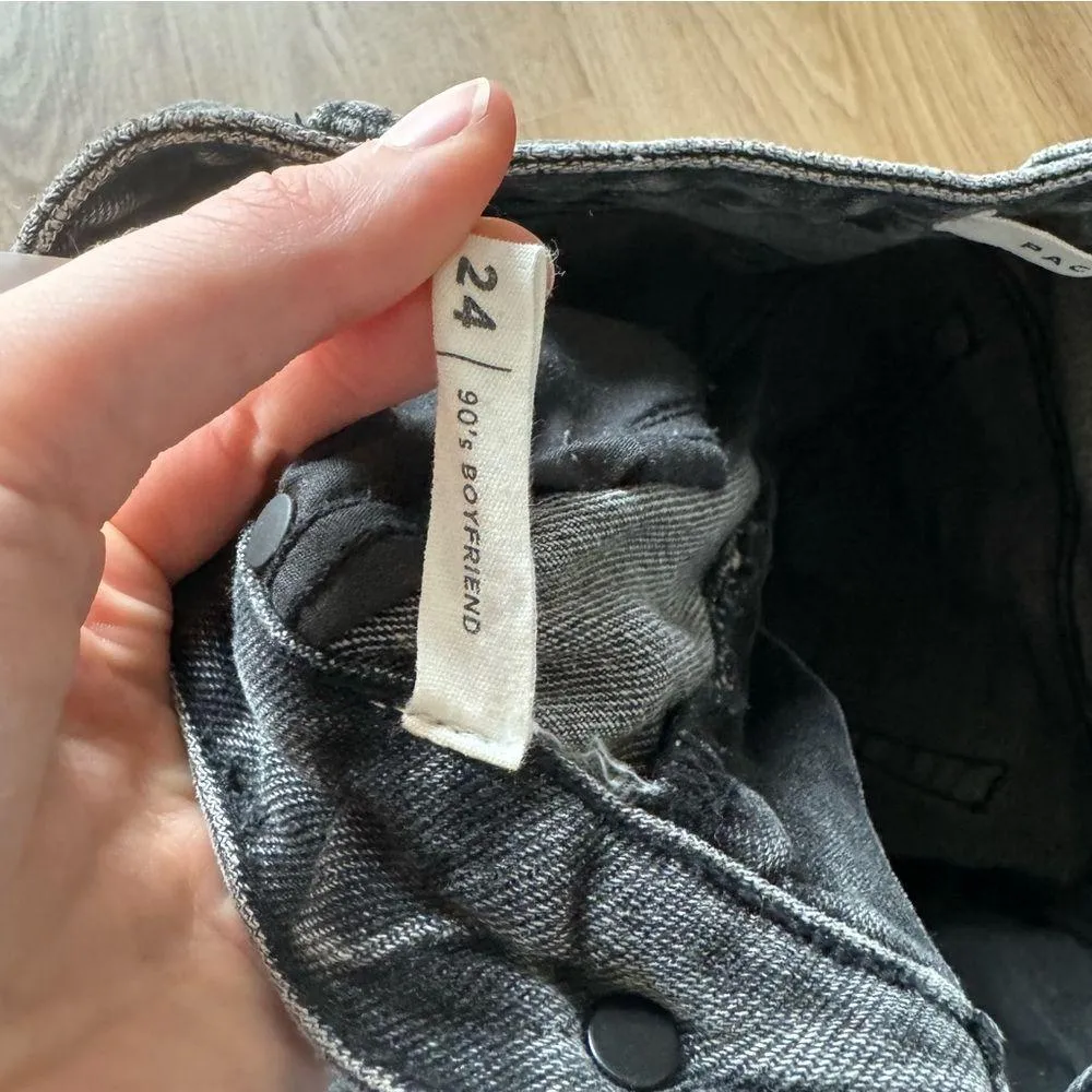 Pacsun Grey Distressed 90’s Boyfriend Denim Jeans - Image 5