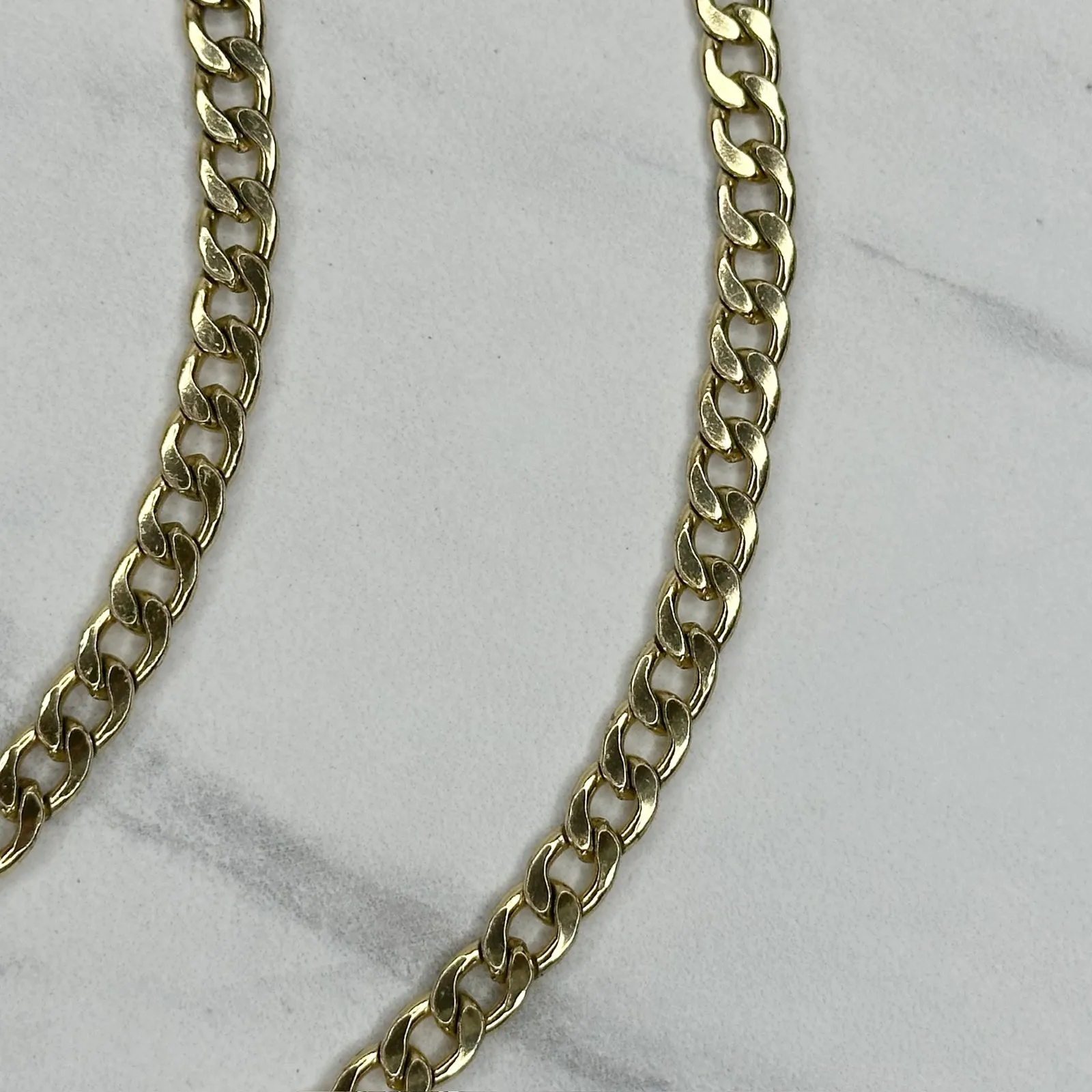 Gold Tone Flat Chain Link Purse Handbag Replacement Strap ✨ - Image 3