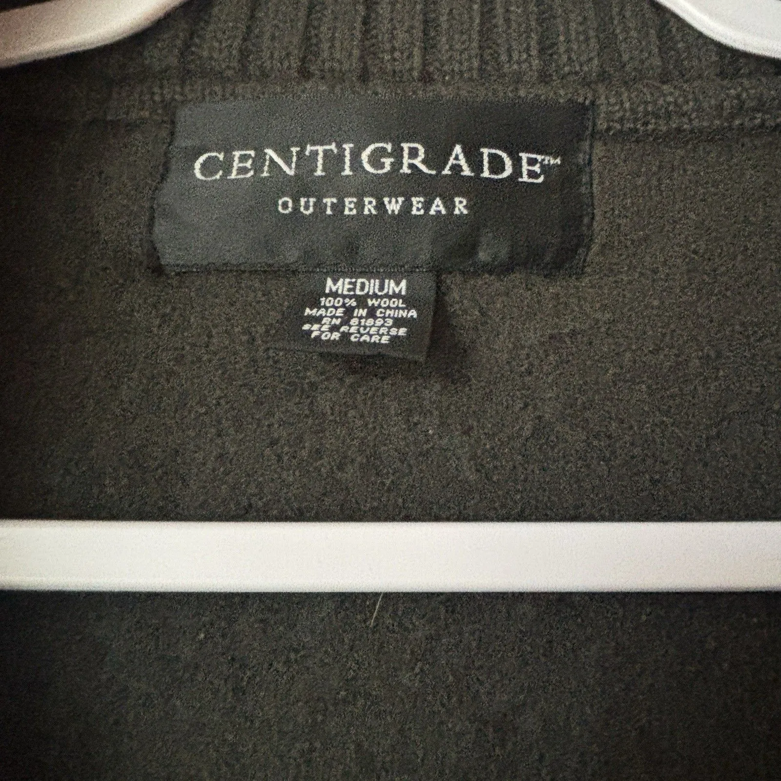 VTG Centigrade 100% Wool Sweater Coat Womens M Green Deep Pockets Snaps EUC Size M - Image 11