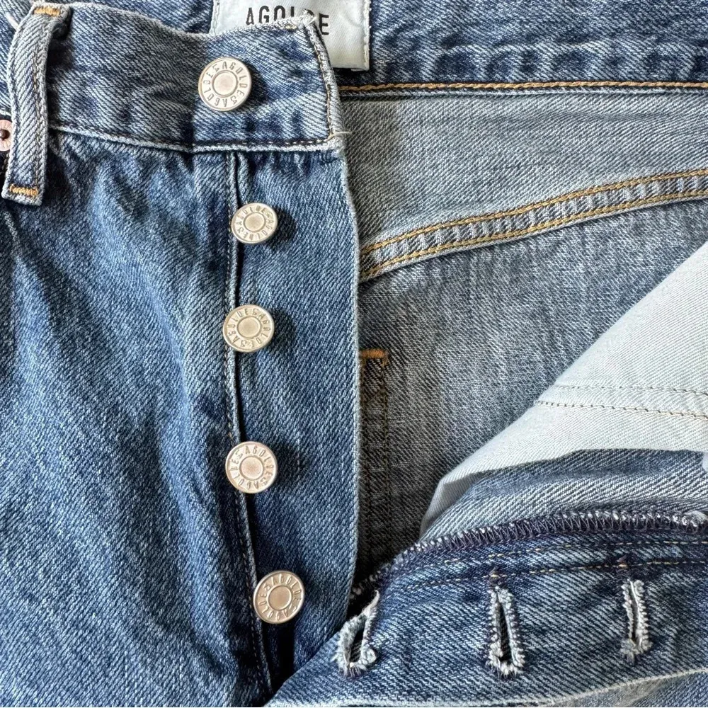 Agolde Riley High Rise Straight Crop - Image 12