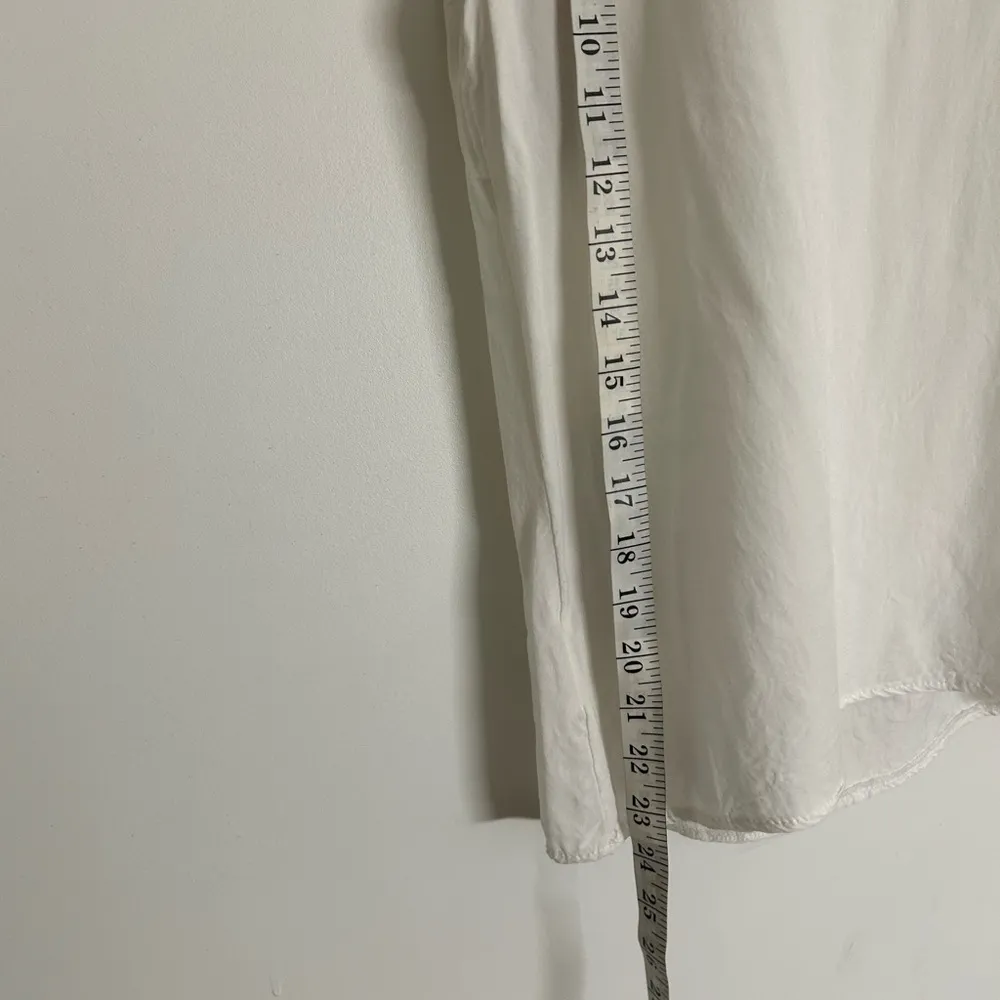 Solitaire White Smocked Camisole Top Large - Image 4