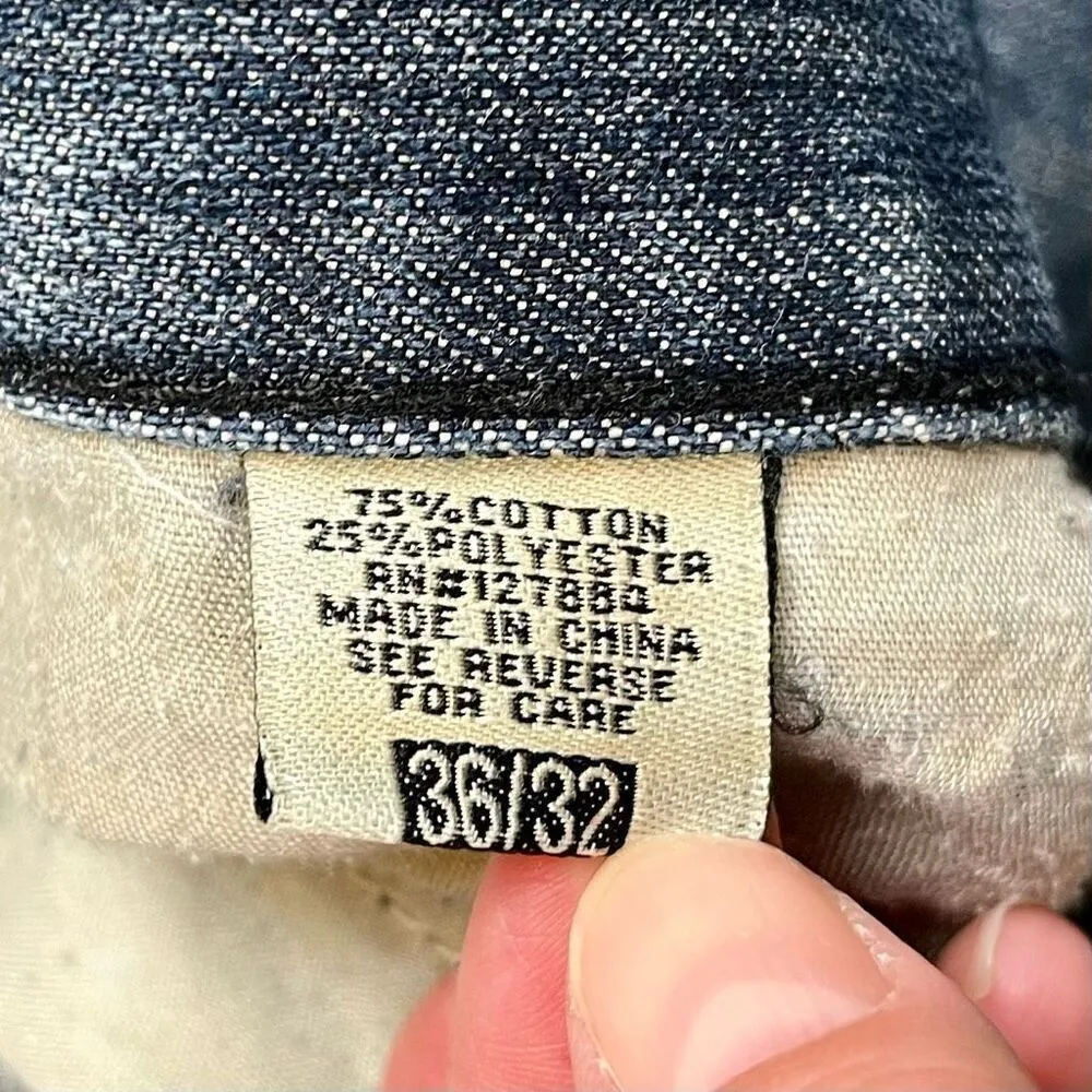 Rok Straight Leg Denim Jeans 36/32 Blue - Image 7