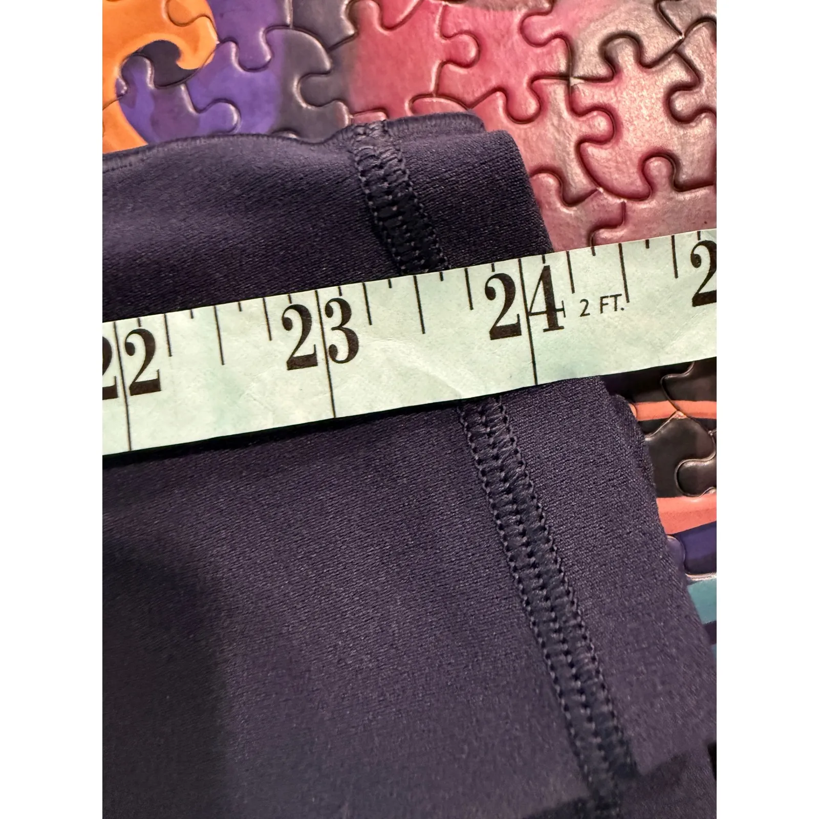 OFFLINE by Aerie Hi Rise 7/8 Legging Dark Navy Blue Womens XS flaw - Image 6