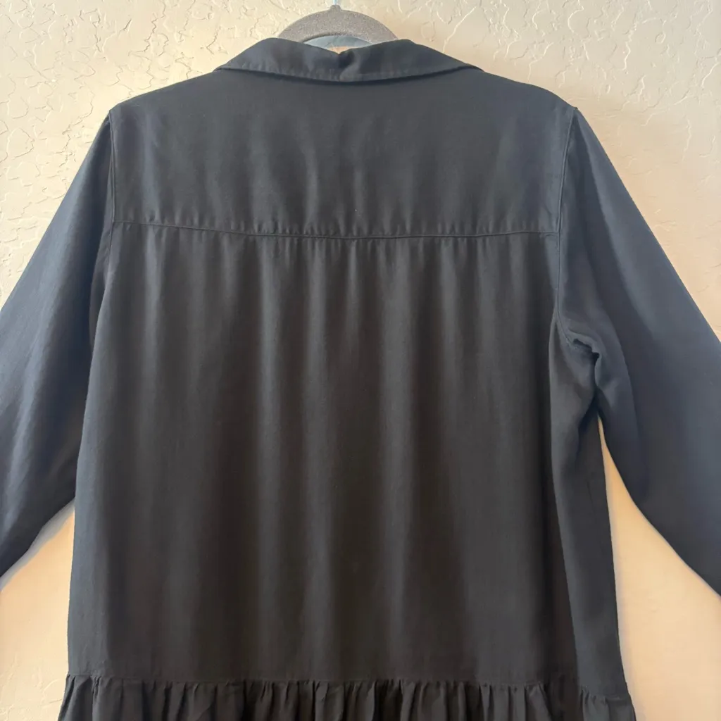 Frank & Eileen Grayson the Changemaker dress in black liquid lyocell size 01 XS - Image 11