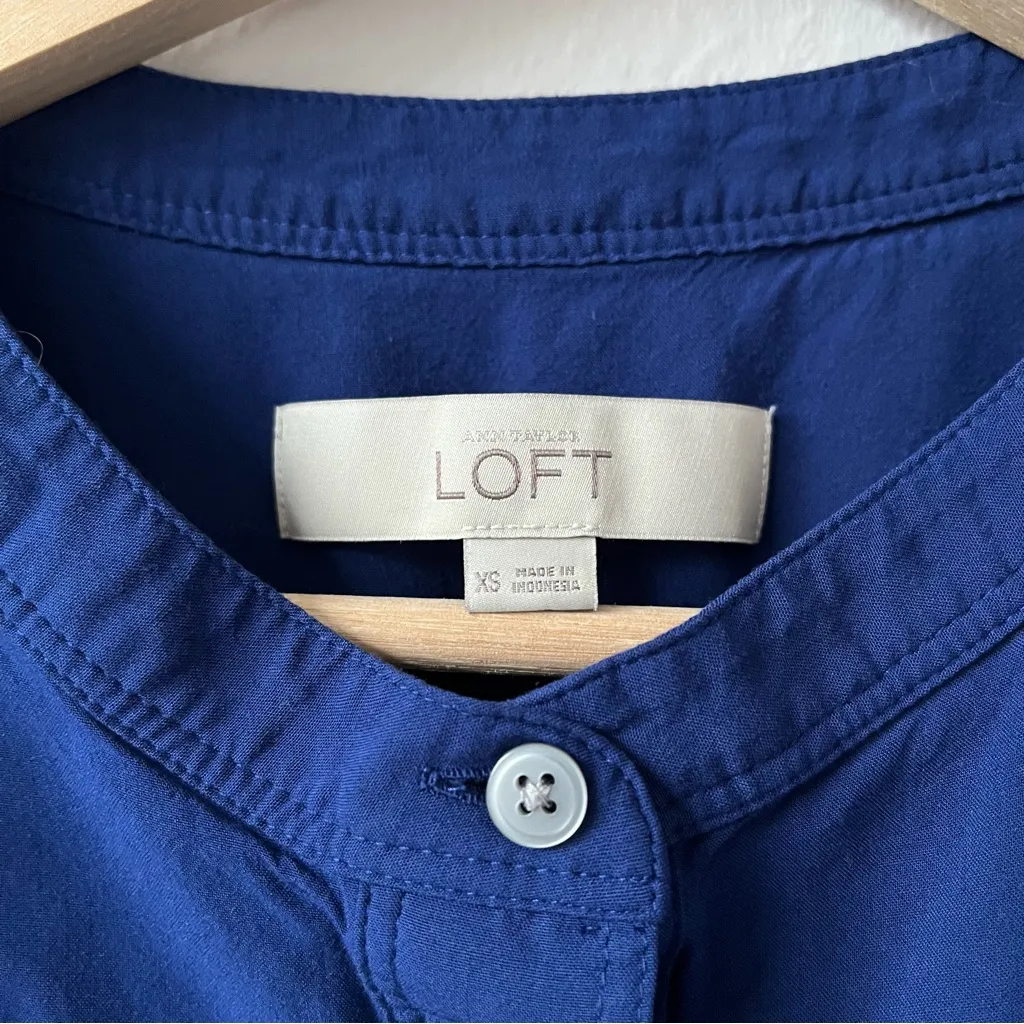 Loft  Standing Collar Blouse - Image 6