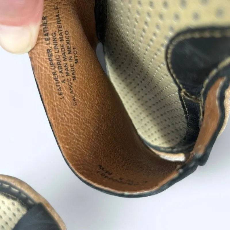 Born Women's Playa Basic Black Leather Slide Comfort Sandals sz 6 Beachy Summer - Image 9