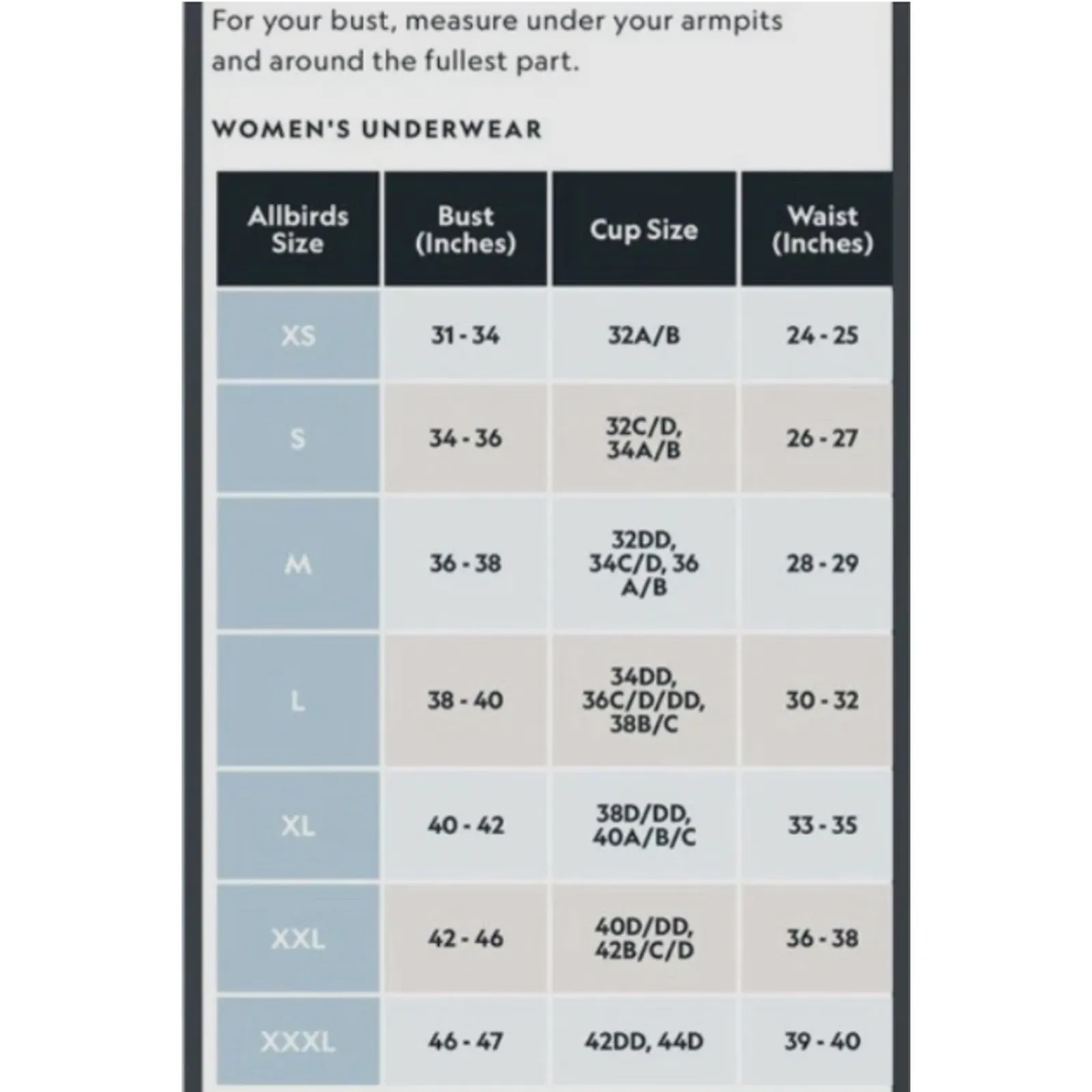 New in Box Allbirds Trino Bralette in Color Peppercorn Size XL - Image 10