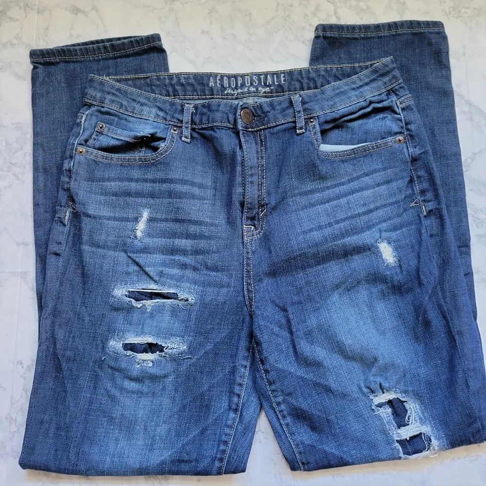 Aeropostale high waist skinny jeans size 12 short - Image 4