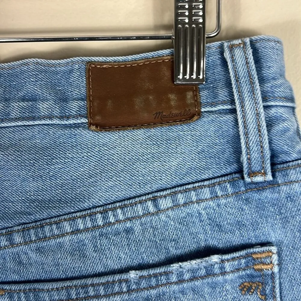 Madewell The Dadjean in Brenford Wash Womens 27 Light Wash Minimalist Clean Girl - Image 7