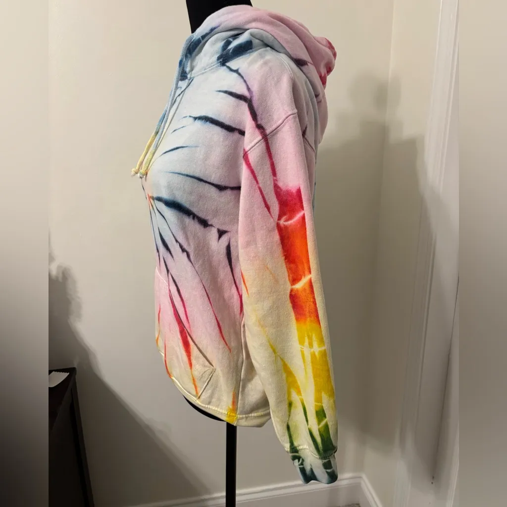 Exist  Colorful Tie-Dye Hoodie sweatshirt size Small - Image 2