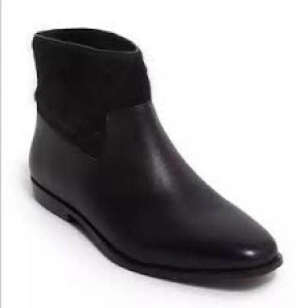 Saint & Libertine women black leather short boots Size 6 - Image 2