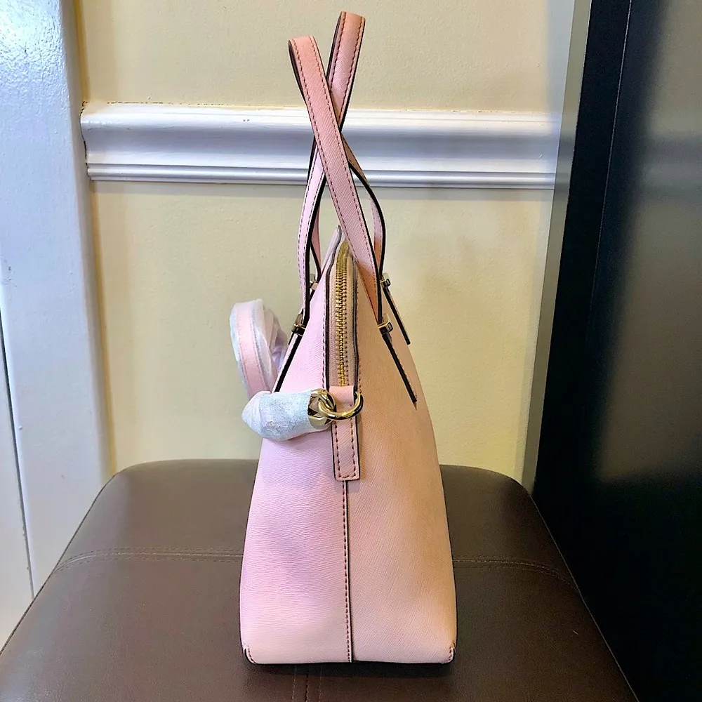 KATE SPADE Pink Cedar Street Maise Leather Top Handle Tote Crossbody NWOT - Image 2