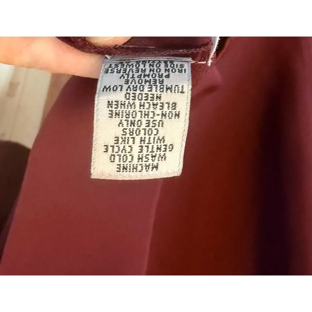 ruff hewn Grey Embroidered Burgundy Blouse - Image 6