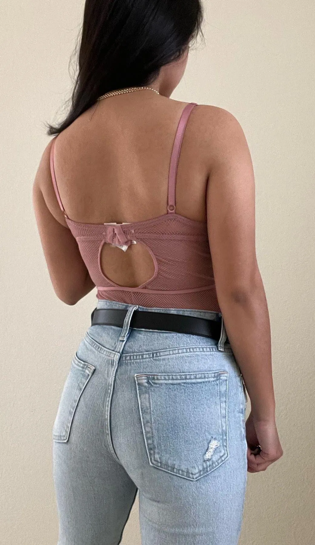 Pink Laced Bodysuit - Image 2