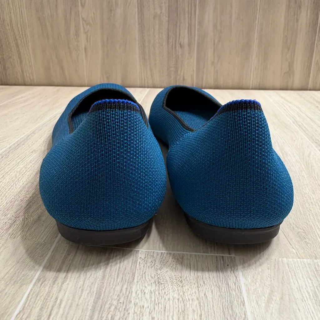 Rothy's The Square Retired Color Pacific Blue Loafers - Image 11
