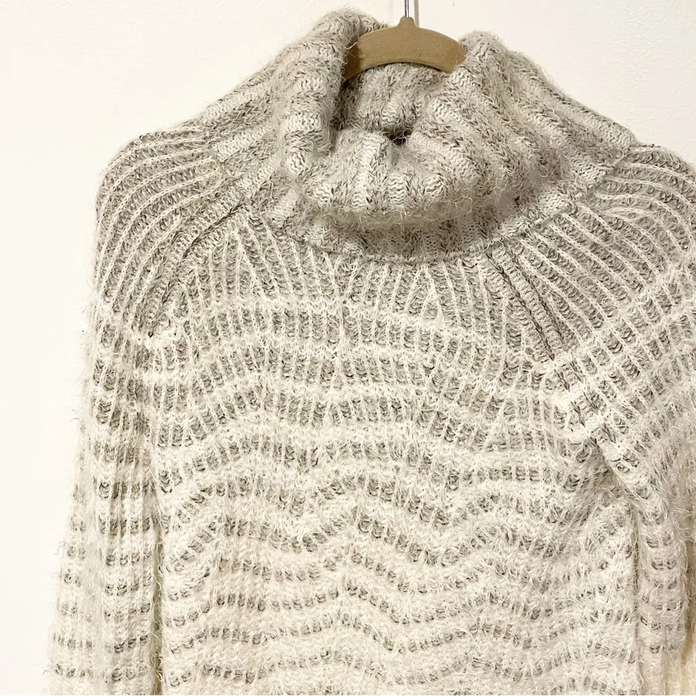 Anthropologie Sleeping On Snow Size XS Wool Alpaca Shelby Eyelash Sweater Dress - Image 3