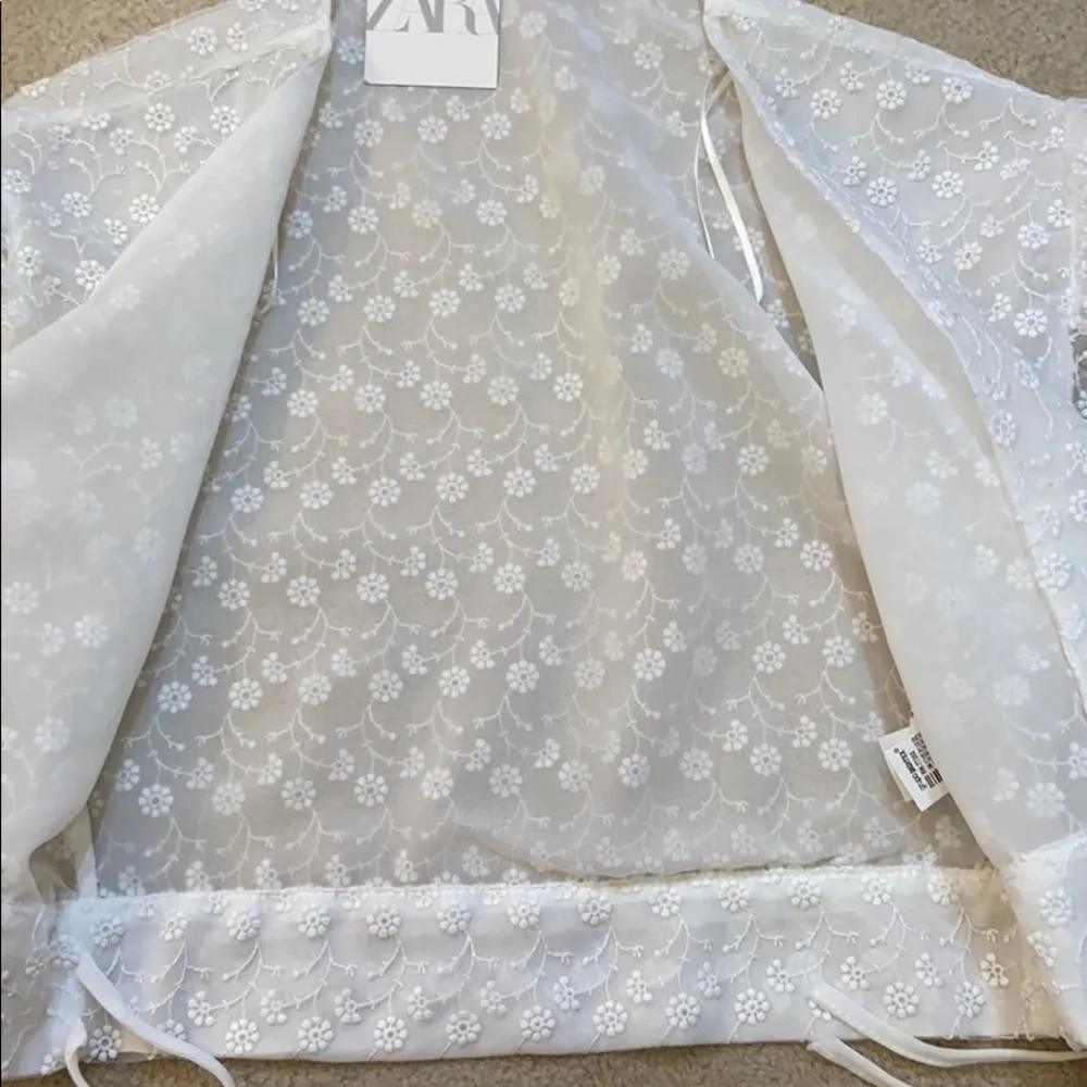 Zara see through cropped top. S - Image 7